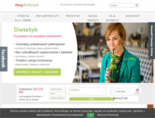 Tablet Screenshot of mojdietetyk.pl